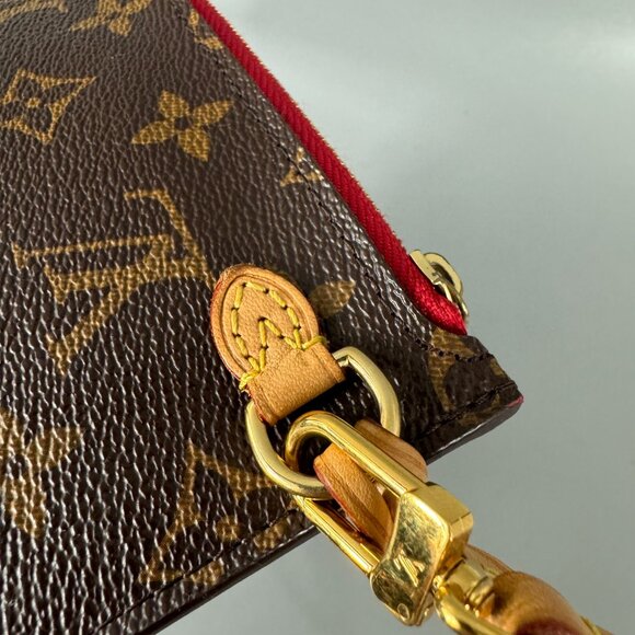 100% Authentic Louis Vuitton LV Monogram Neverfull Pochette - Picture 13 of 15